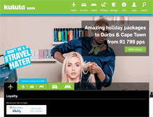 Tablet Screenshot of kulula.com